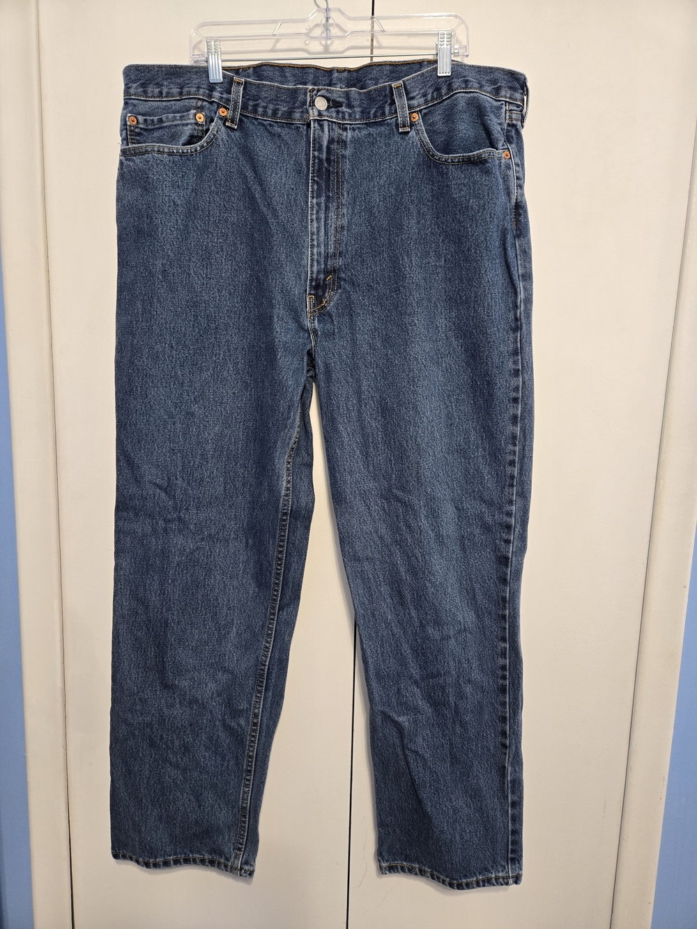 Levi’s 550 Men’s Jeans 42x32 Relaxed Fit Medium Wash 100% Cotton Denim